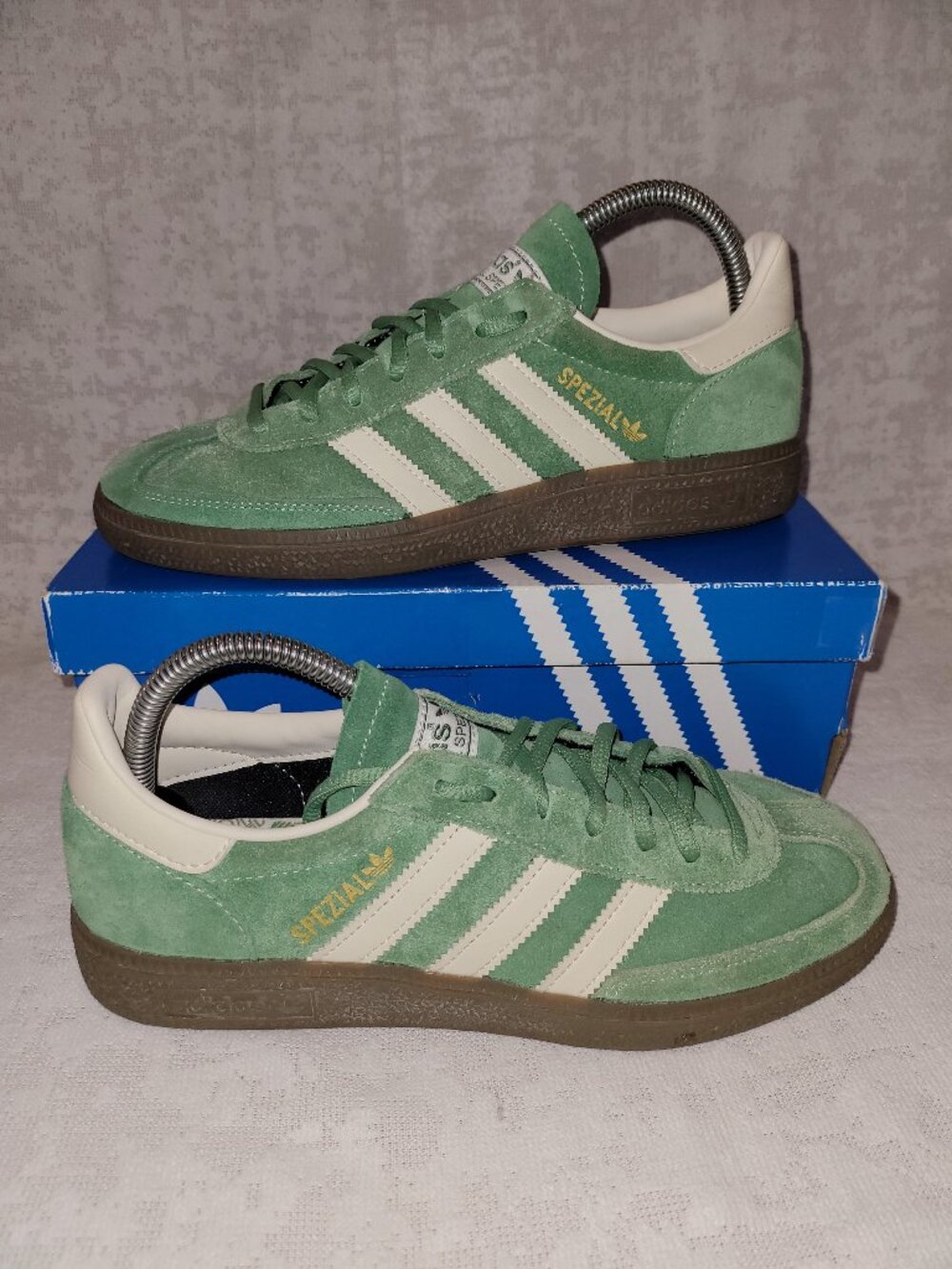 Adidas Handball Spezial Preloved Green Cream White IG6192 Originals Men's Size 7